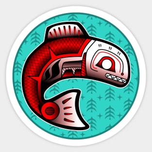 Sacred Salmon Sticker